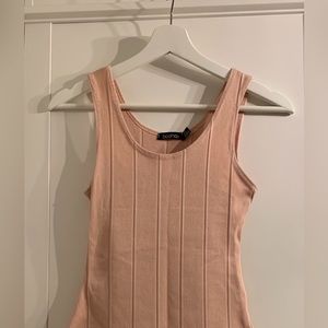 Boohoo pink bodysuit